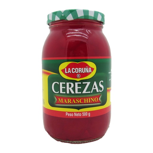 [003208] Cerezas Maraschino La Coruña Frasco 500Gr