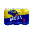 Cerveza Aguila Lata 330Cc 6 Unidades