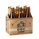 Cerveza BBC Lager Botella 6 Unidades 1980Cc