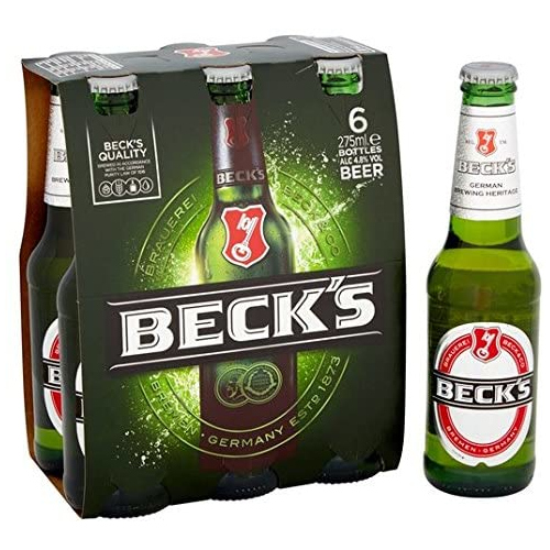 [048711] Cerveza Becks Botella 275Ml 6 Unidades