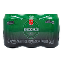 Cerveza Beck’s Lata 330Cc 6 Unidades
