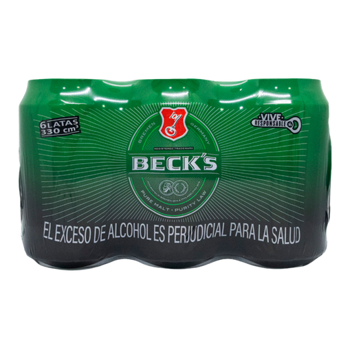 [052784] Cerveza Beck’s Lata 330Cc 6 Unidades