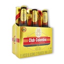 Cerveza Club Colombia Dorada Botella 6 Unidades 1980Cc