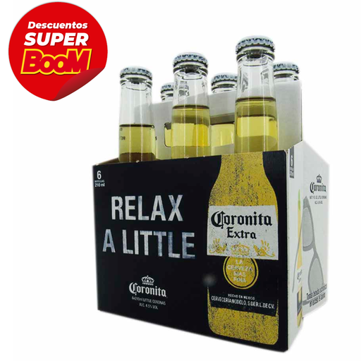 [050309] Cerveza Coronita Extra 210Ml 6 Unidades