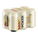 Cerveza Poker Pura Malta Lata 330ML 6 Unidades