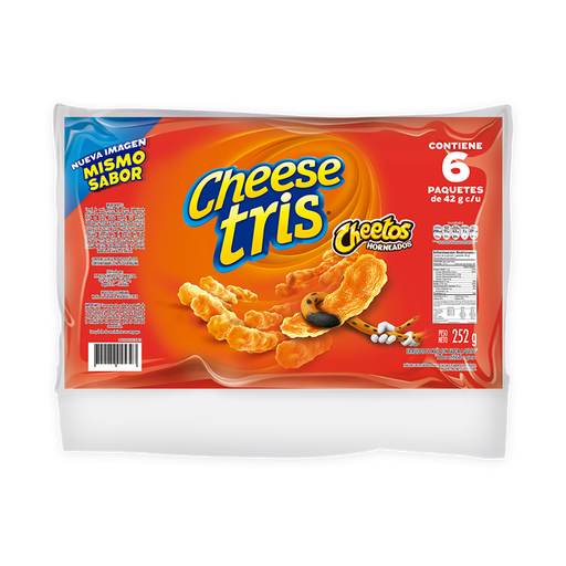 [048571] Cheese Tris 6 Unidades 252Gr