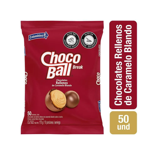 [001409] Chocobreak Ball 50 Unidades 175Gr