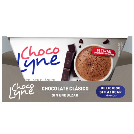 [053400] Chocolate Chocolyne Clásico Sin Endulzar 166Gr