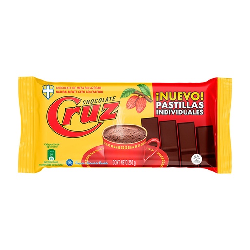 [002563] Chocolate Cruz 250Gr