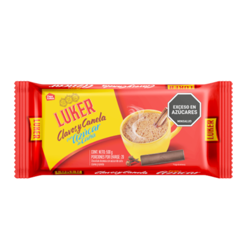 [050875] Chocolate Luker Clavos & Canela Azucar Caña 500Gr