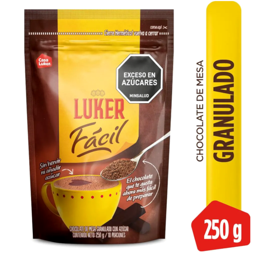 [016718] Chocolate Luker Granulado Doypack 250Gr