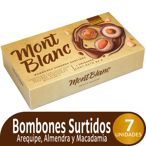 [052411] Chocolates  Montblanc Bombones Surtidos Estuche 7 Unidades 94Gr