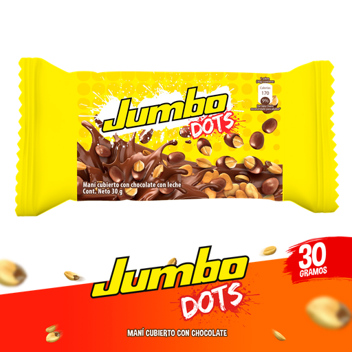 [017784] Chocolates Jumbo Dots 30Gr