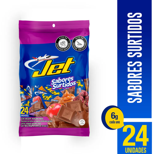 [002471] Chocolatina Jet Surtida 24 Unidades 144Gr