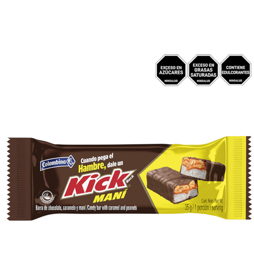 [052224] Chocolatina Kick Mani Colombina 35Gr