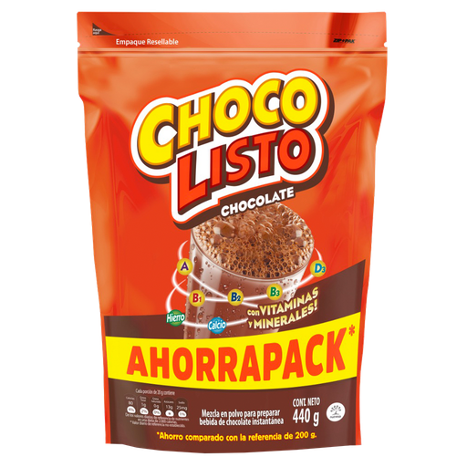 [013009] Chocolisto Famipack 440Gr