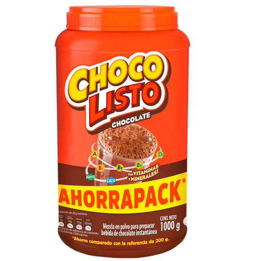 [002470] Chocolisto Tarro 1000Gr