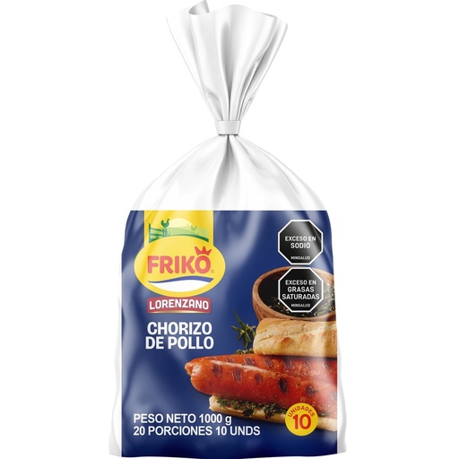 [012311] Chorizo Pollo Friko 1000Gr