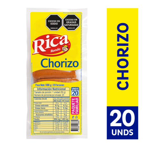 [016239] Chorizo Rica 1000Gr