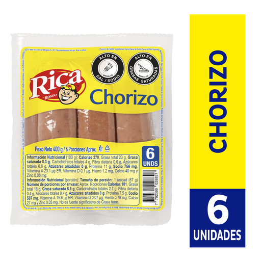 [047508] Chorizo Rica 400Gr