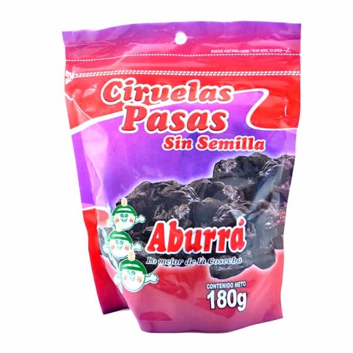 [000324] Ciruelas Pasas Aburra Sin Semilla 180Gr