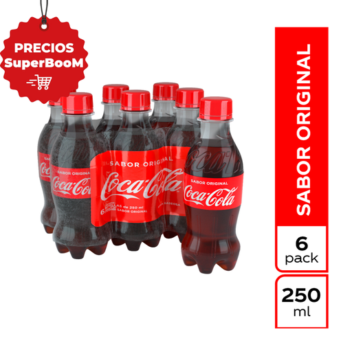 [015449] Coca Cola Pet 250Ml 6 Unidades