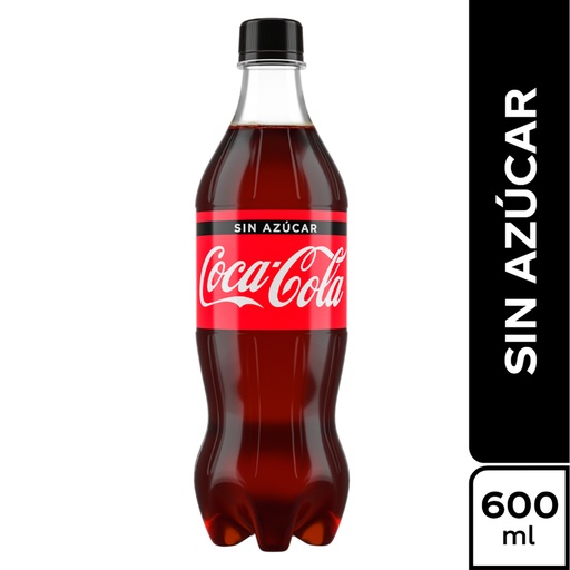 [002940] Coca Cola Sin Azúcar 600Ml