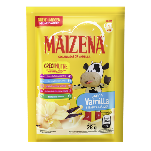 [005904] Colada Maizena Vainilla Sobre 28Gr