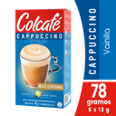 Colcafe Cappuccino Vainilla Sobres 6 Unidades 78Gr