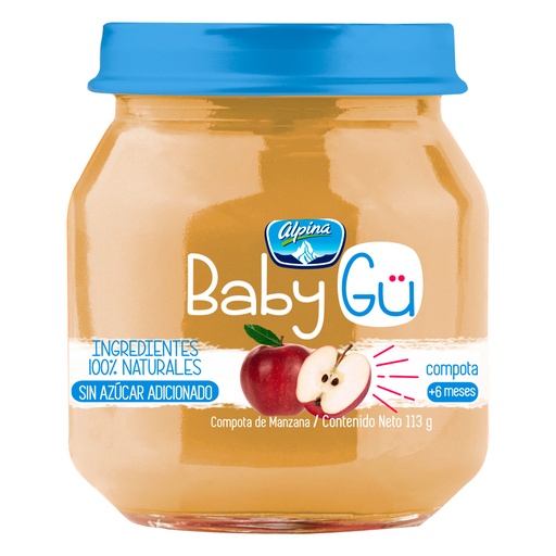 [051703] Compota Babygu Manzana Alpina 113Gr