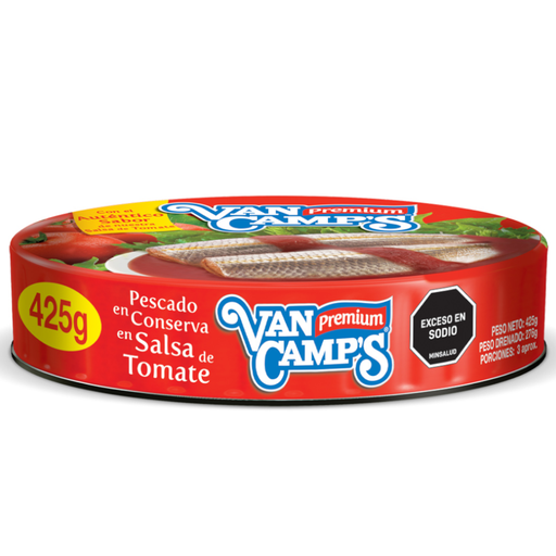 [001412] Conserva De Pescado Van Camps Salsa Tomate Premium 425Gr