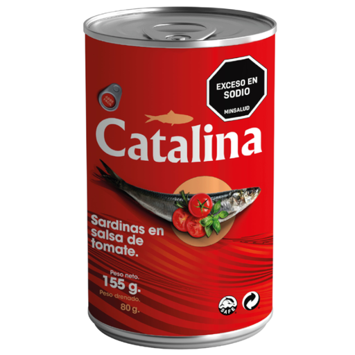 [051165] Conservas De Pescado Catalina En Salsa Tomate 155Gr