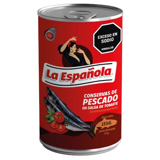 [038838] Conservas De Pescado La Española En Salsa Tomate 155Gr