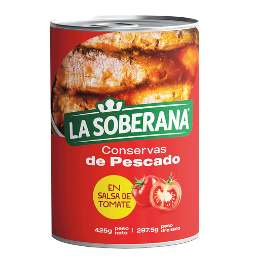 [005722] Conservas De Pescado La Soberana En Salsa De Tomate 425Gr