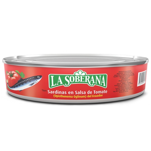 [005716] Conservas De Pescado La Soberana Lata Ovalada 425Gr