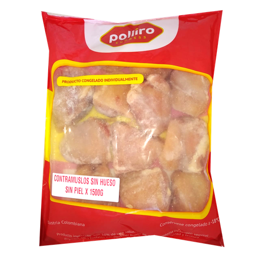 [052204] Contramuslos Polliro Sin Hueso Sin Piel Bolsa 1500Gr