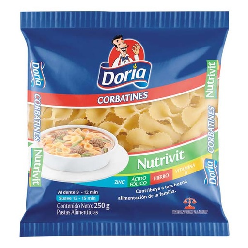 [001140] Corbatines Doria 250Gr