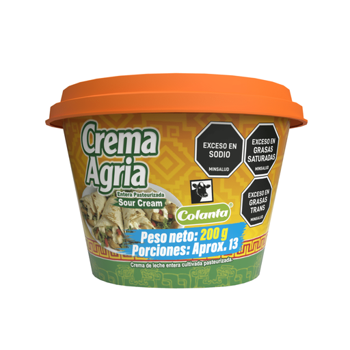 [046613] Crema Agria Colanta 200Gr