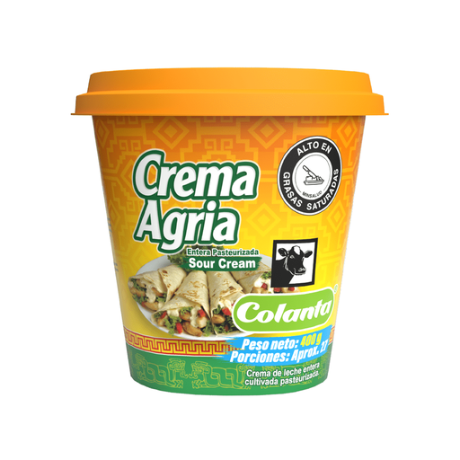 [001261] Crema Agria Colanta 400Gr