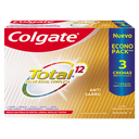Crema Dental Colgate Total Anti Sarro 3 Unidades 75Ml