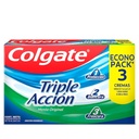 Crema Dental Colgate Triple Accion 3 Unidades 225Ml Precio Especial