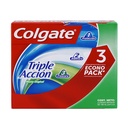 Crema Dental Colgate Triple Acción 3 Unidades 300Gr Precio Especial