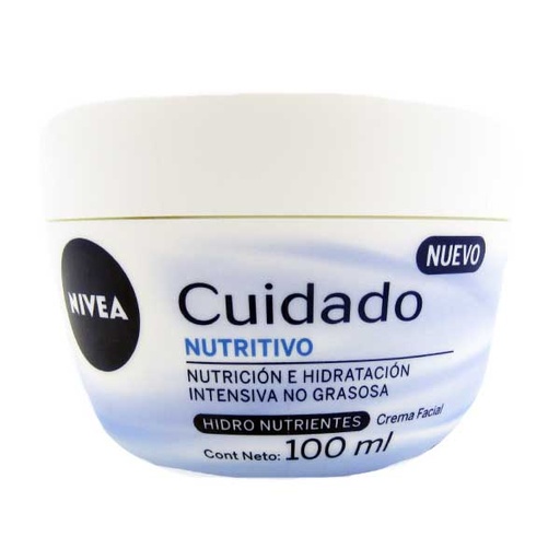 [047376] Crema Facial Nivea Cuidado Nutritivo 100Ml