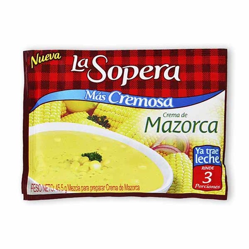 [012863] Crema La Sopera Mazorca +Cremosa 43.5Gr