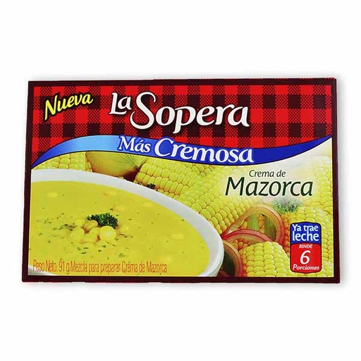 [012867] Crema La Sopera Mazorca +Cremosa 87Gr