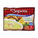 Crema La Sopera Pollo/Verduras +Cremosa 43Gr