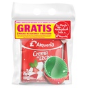 Crema Leche Alqueria 450Gr Gratis 2 Moldes De Silicona Y Recetario