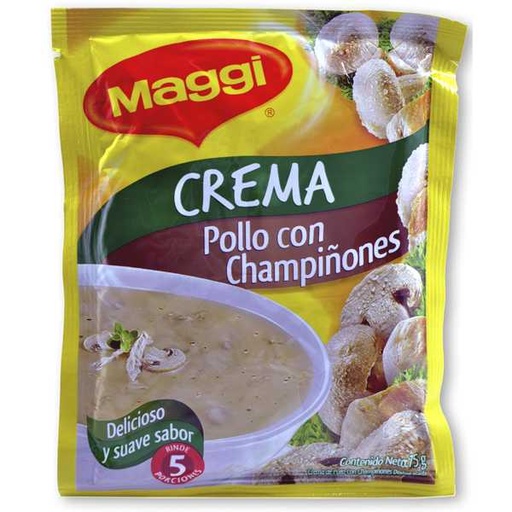 [006409] Crema Maggi Pollo Champiñones Sobre 75Gr