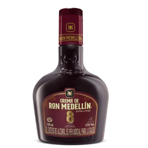 [015429] Crema Ron Medellin 8 Años 750Ml