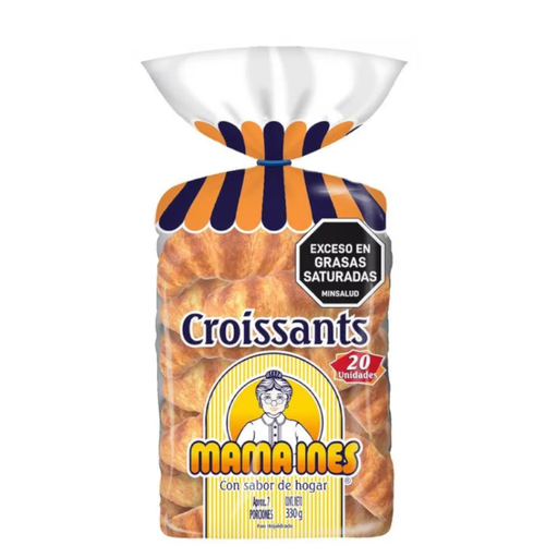 [017721] Croissant Mama Ines 20 Unidades 330Gr